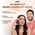 SAAM Beard & Eyebrows 30ml Support Healthy Beard and Eyebrow Growth