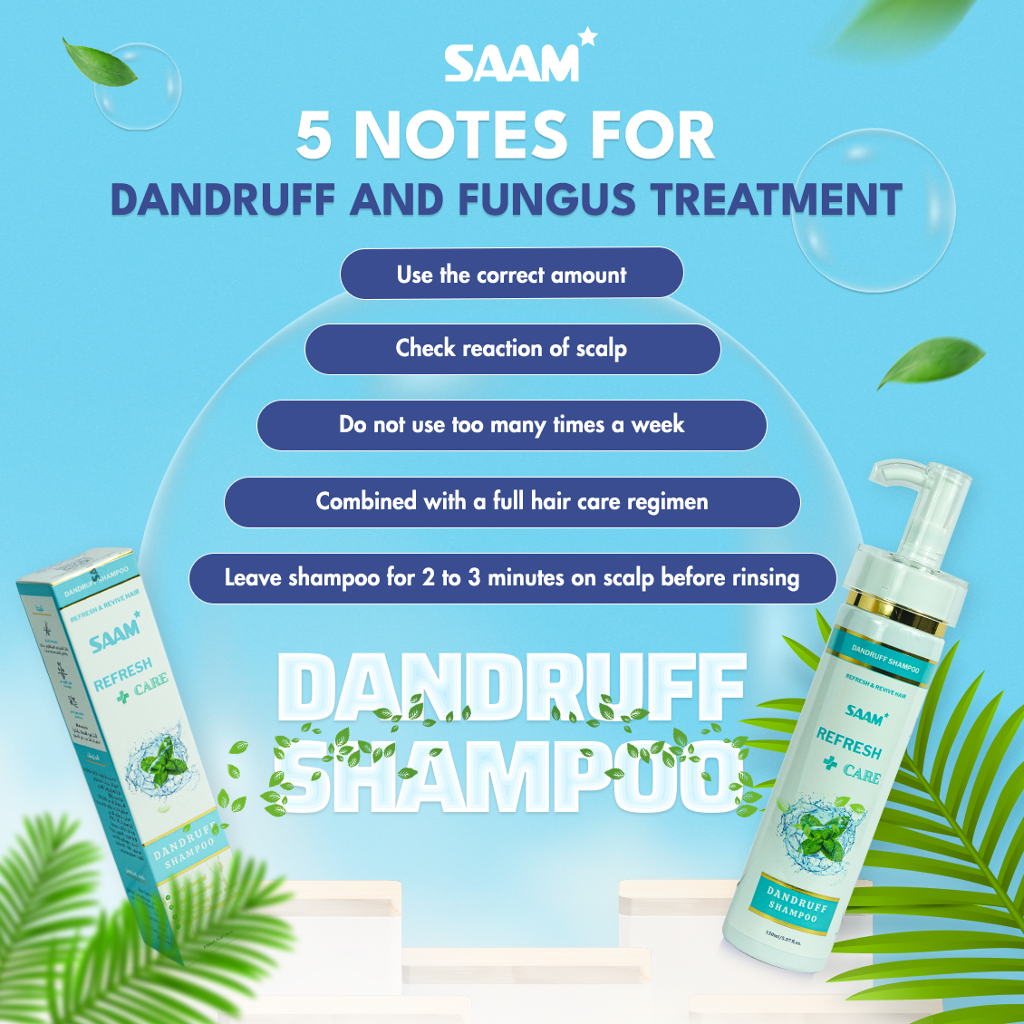 5 things customers must keep in mind when using Dandruff Shampoo
