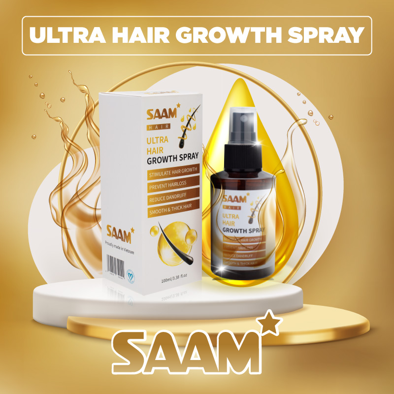 Incorporate SAAM Ultra Hair Spray into your hair care routine