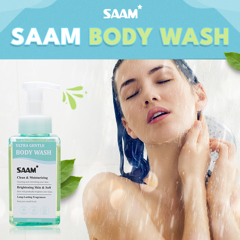 Let your body skin relax with SAAM Body Wash