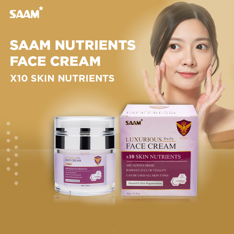 SAAM Nutrients Face Cream provides a premium experience for skin