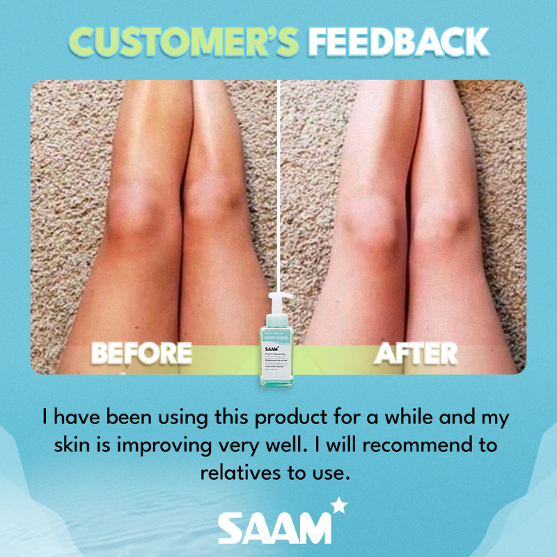 This body wash contributes to a radiant appearance