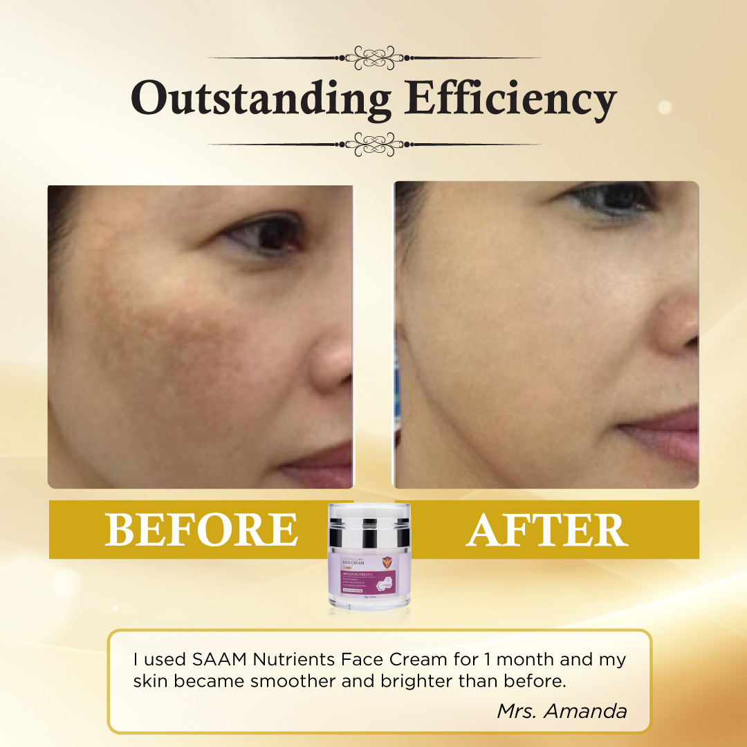 True sharing from SAAM customer who have consistently used this face cream