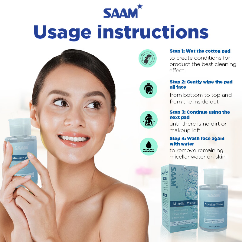 Follow SAAM instruction to achieve the expected cleaning effect