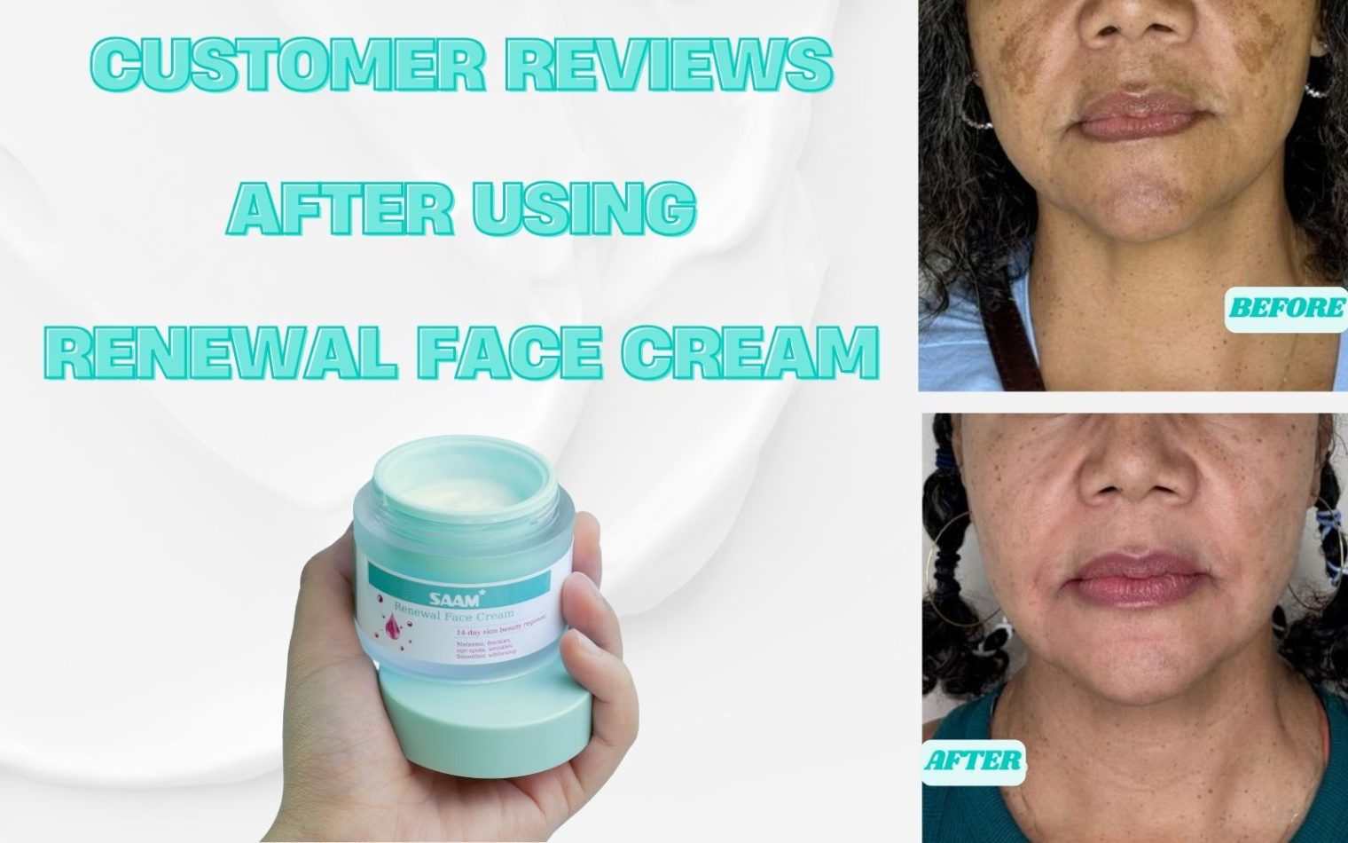 Honest feedback from customers who have used SAAM Cream