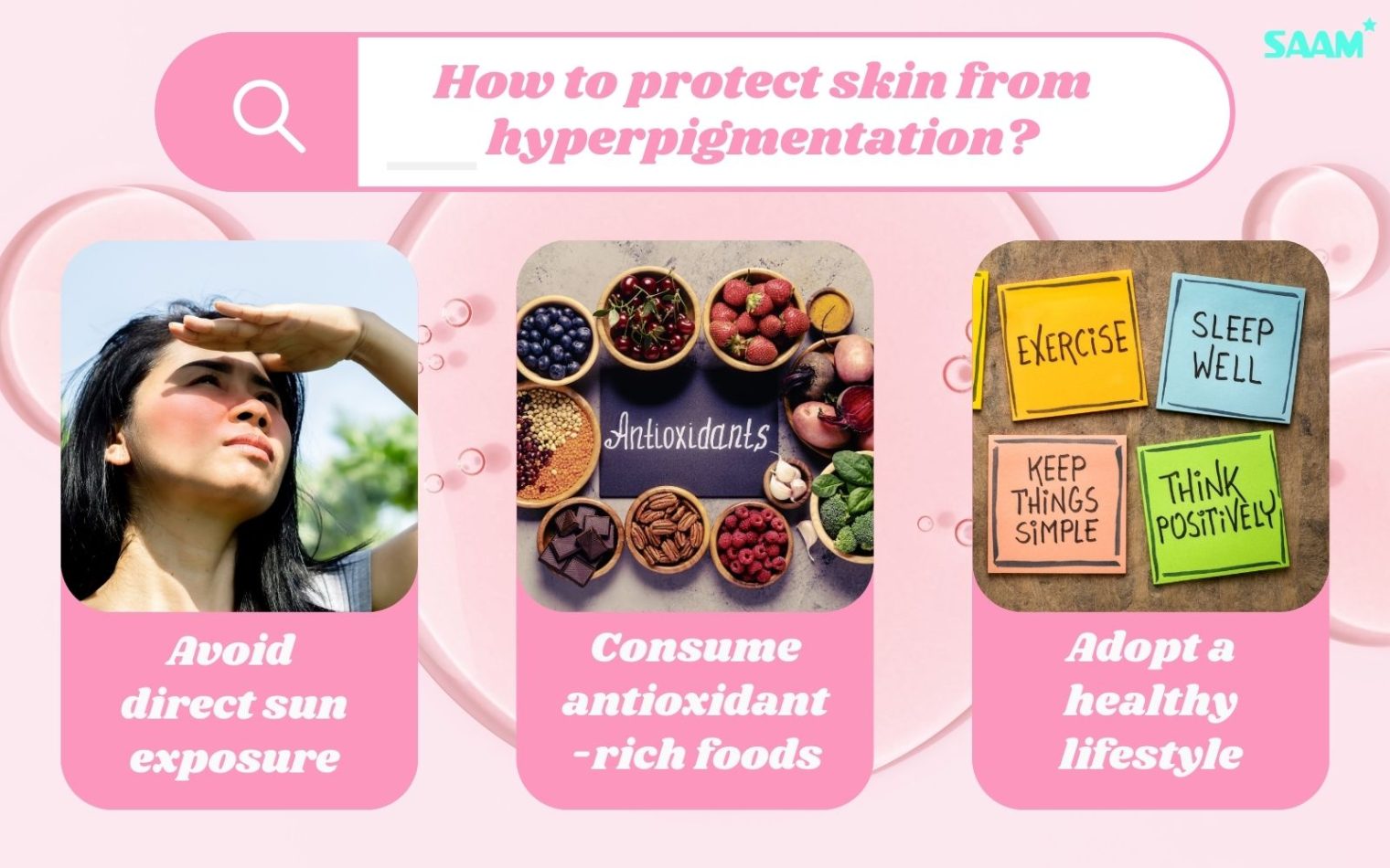 Three tips help you protect skin from hyperpigmentation