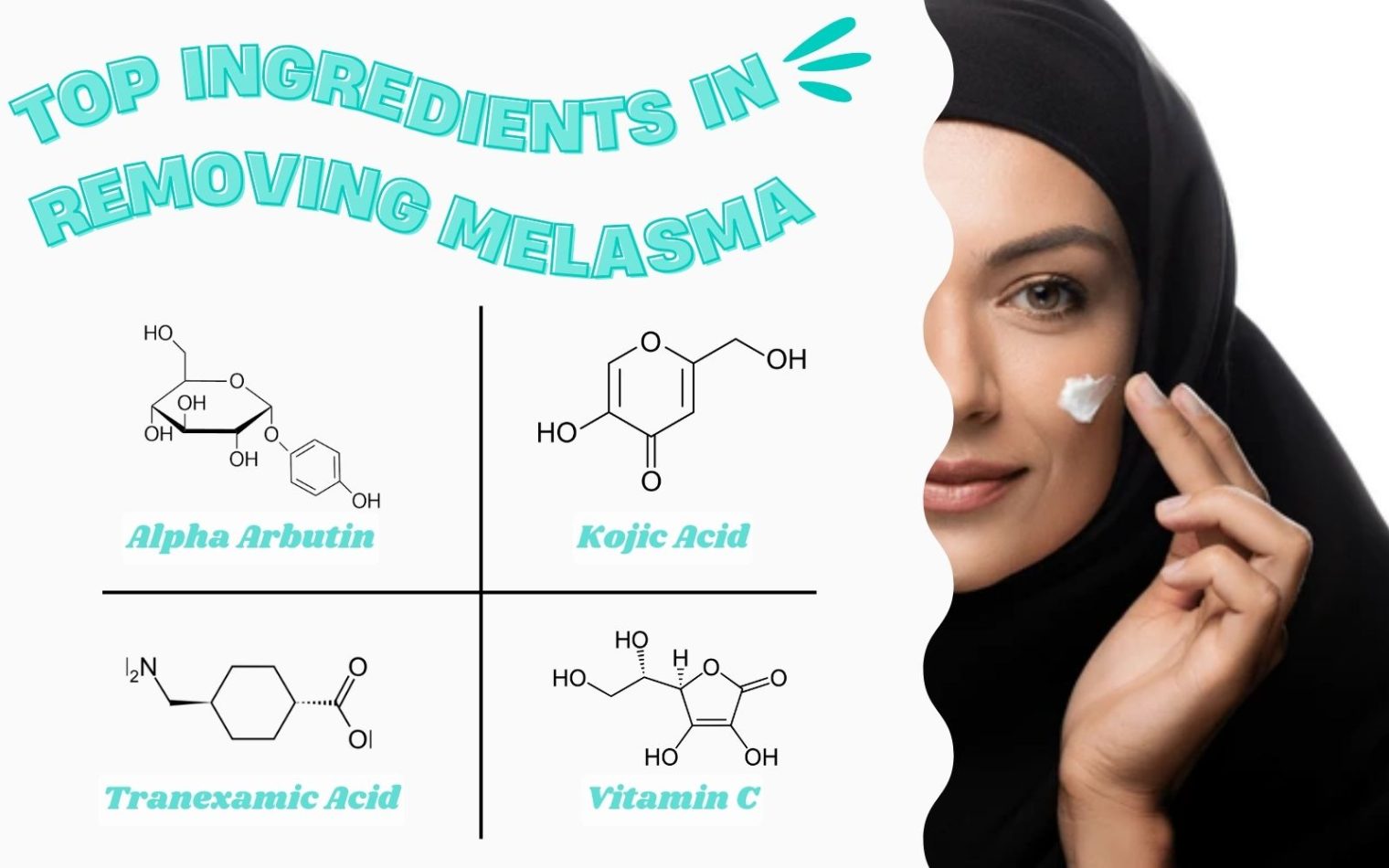 Top 4 ingredients in removing facial spots