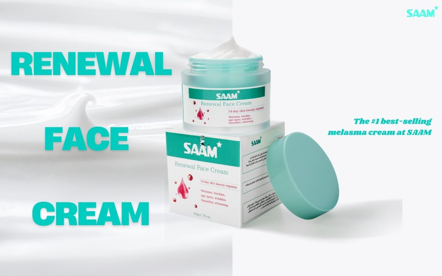 Try Renewal Face Cream for melasma treatment