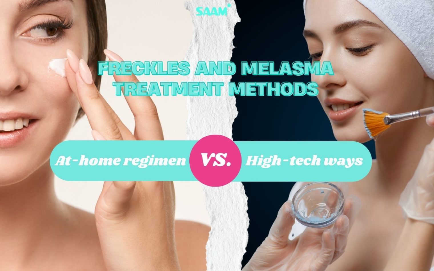 Two main methods in treating hyperpigmentation issues