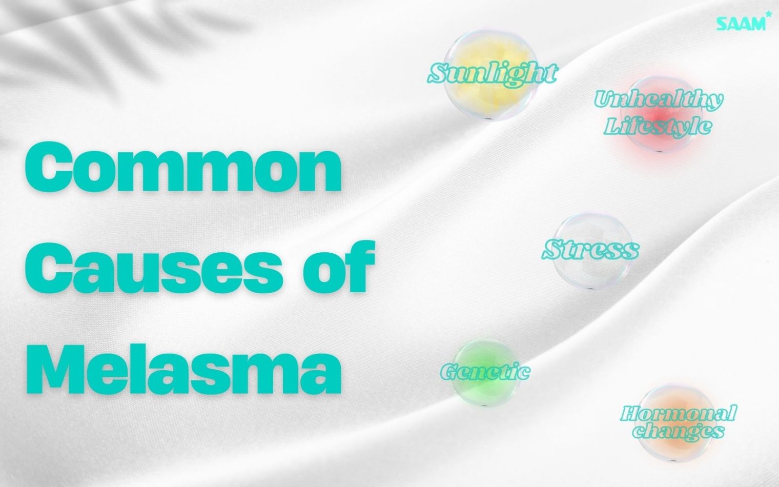 What are common causes of melasma
