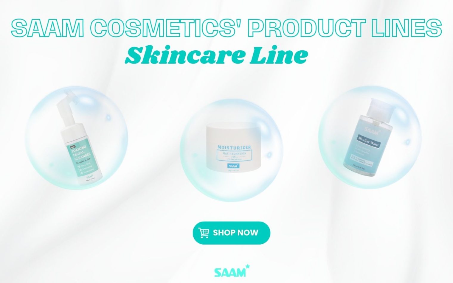 Try SAAM skin care products for your facial skin