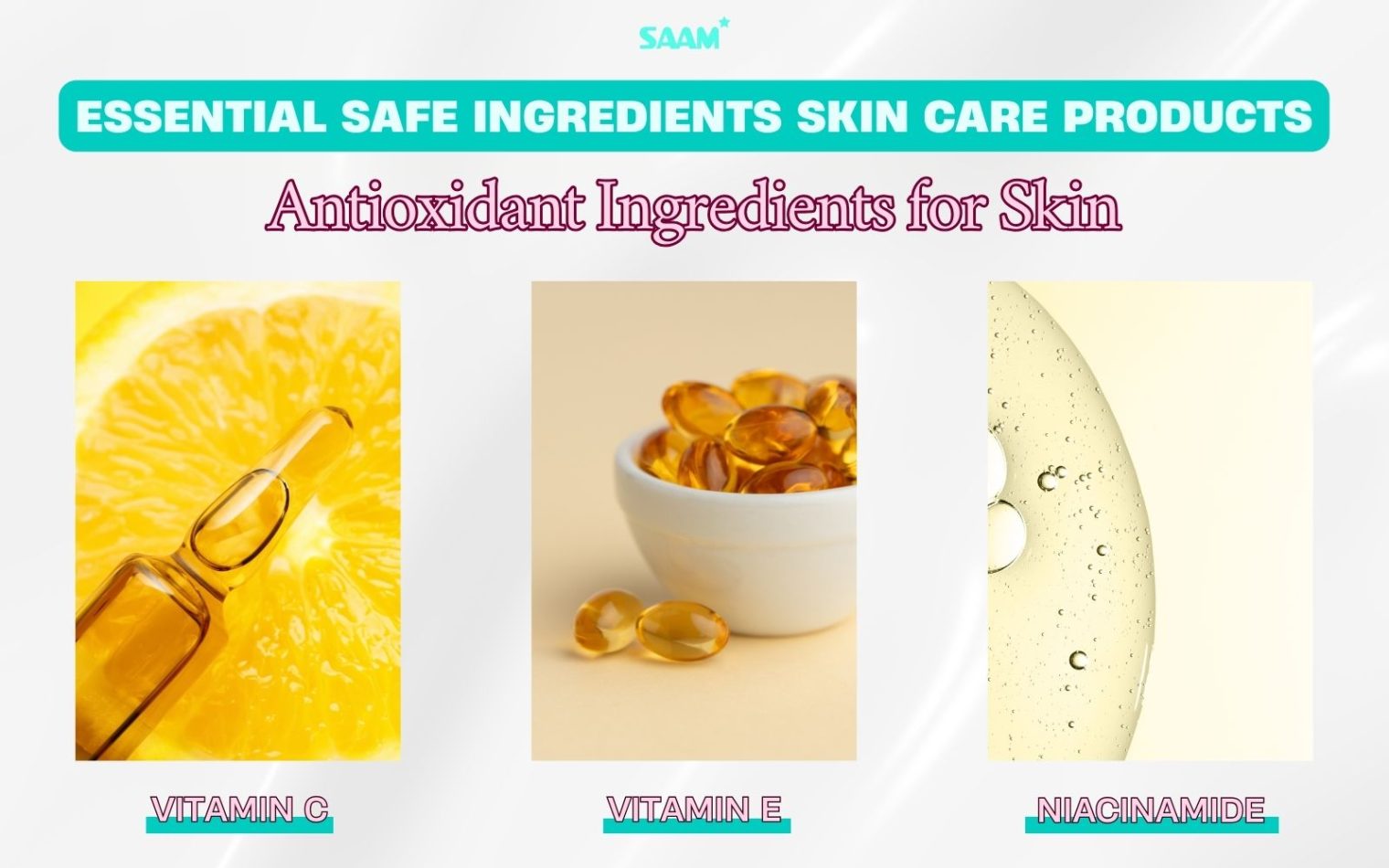 Antioxidant ingredients for facial skin