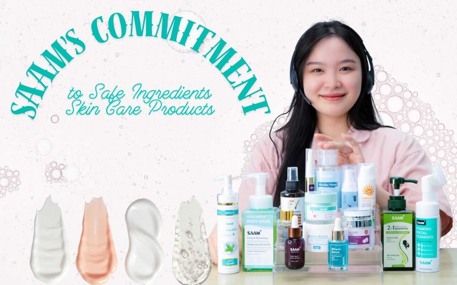 SAAM’s commitment to safe ingredients skin care products