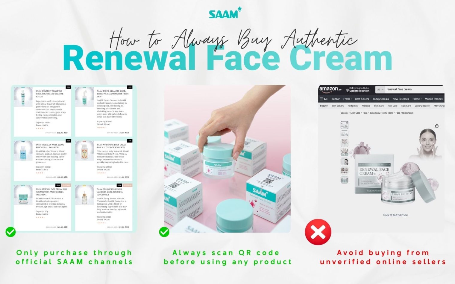 How to buy authentic Renewal Face Cream?