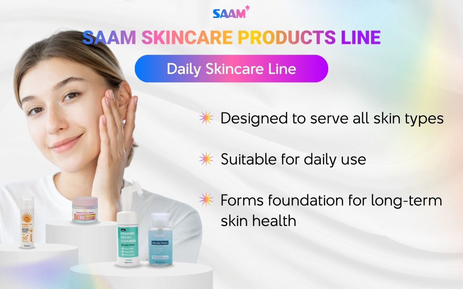 Daily skincare line