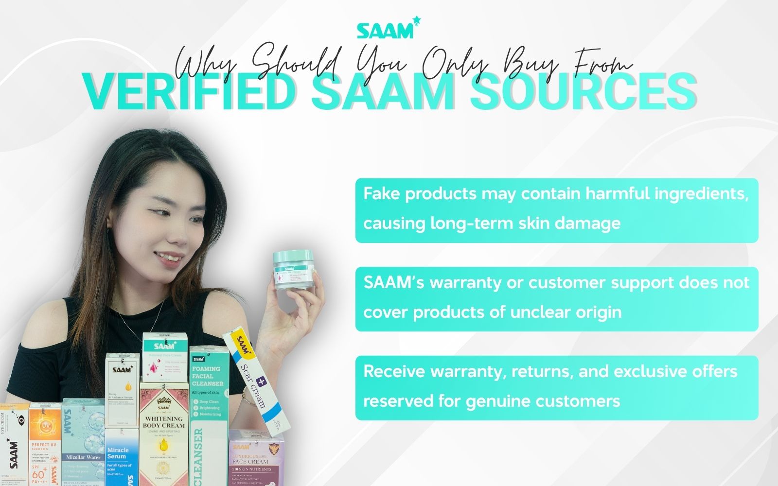 3 reasons why you should buy from verified SAAM sources