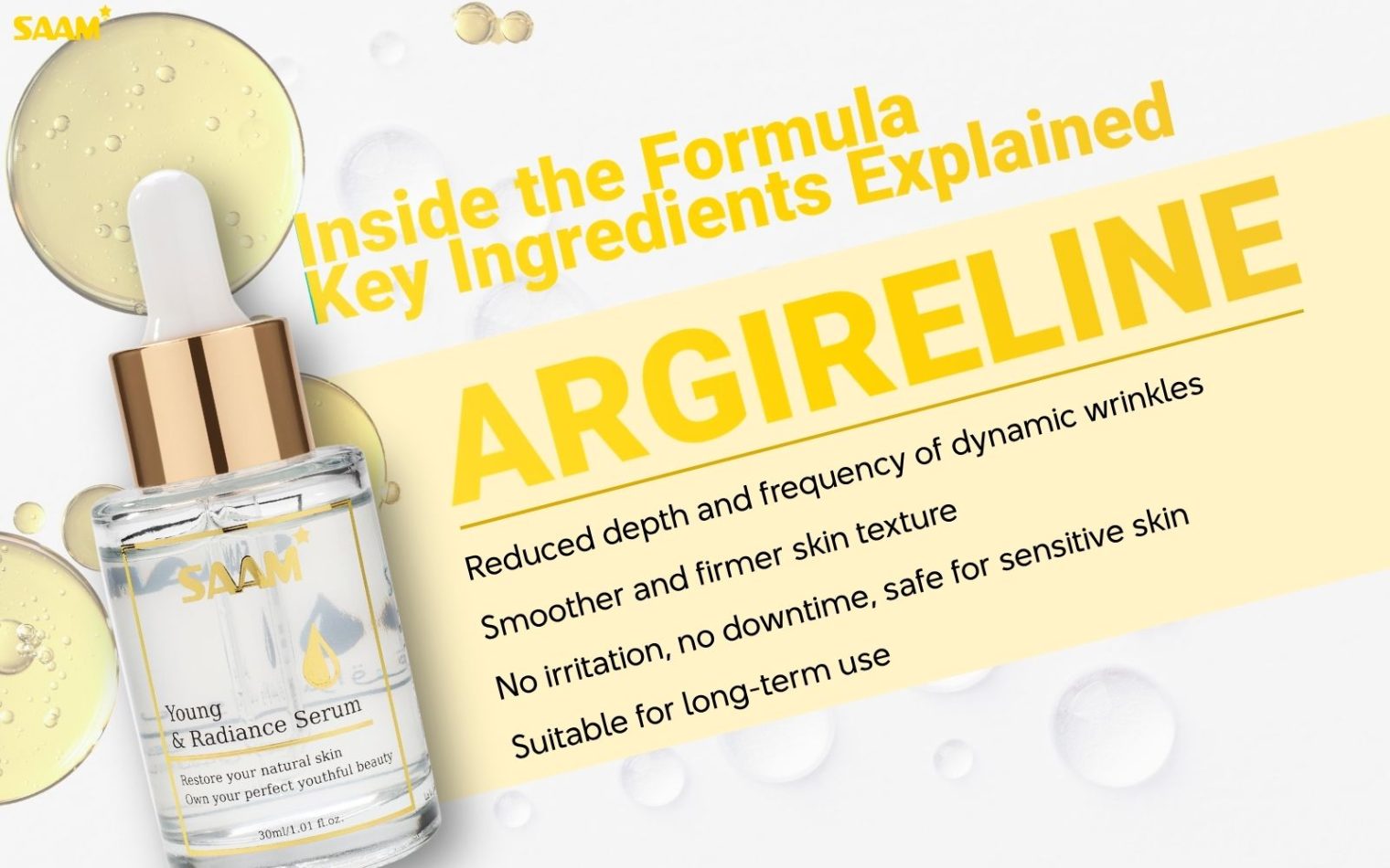 Argireline plays the most important role in this skincare product
