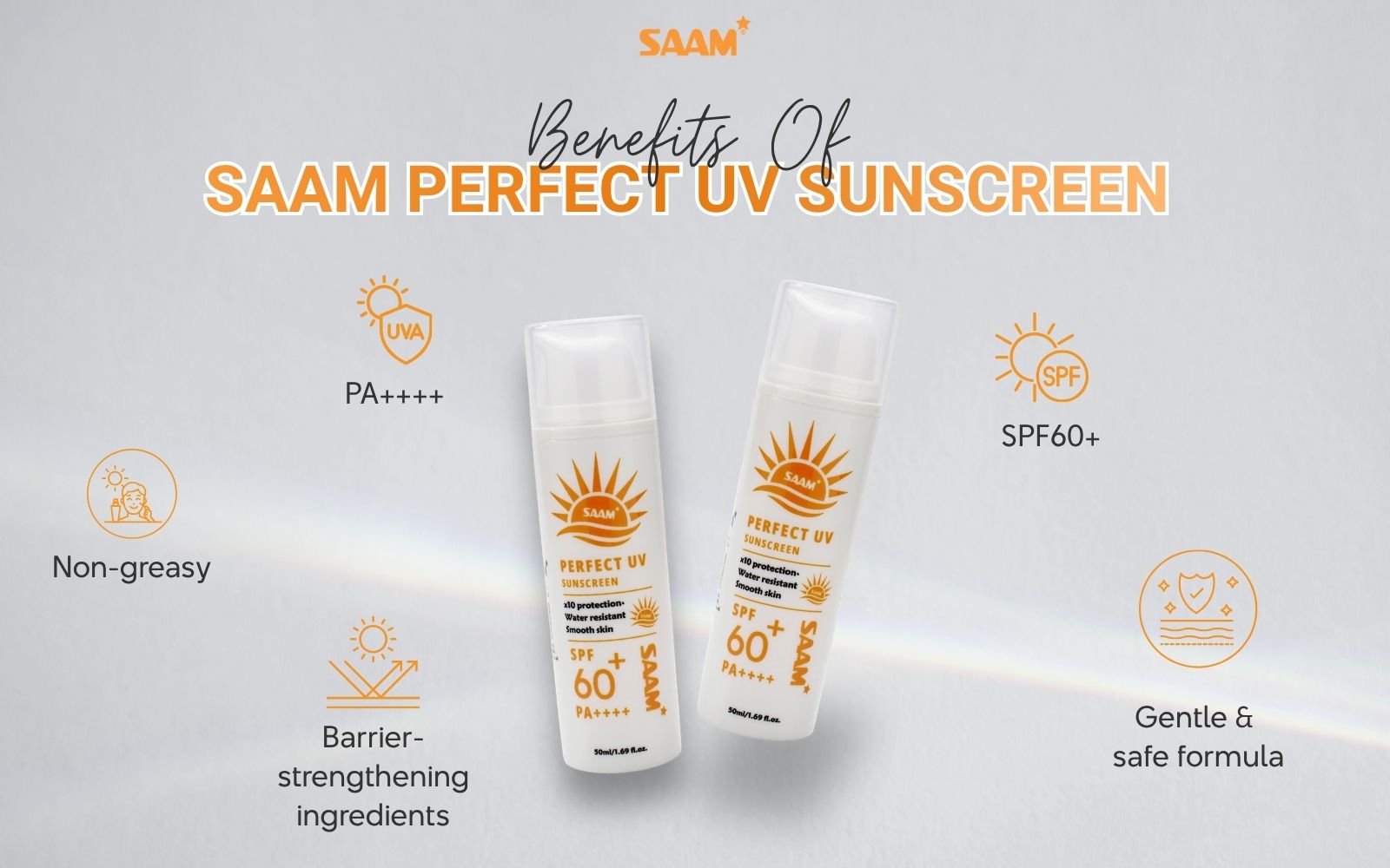 Benefits of SAAM Perfect UV Sunscreen