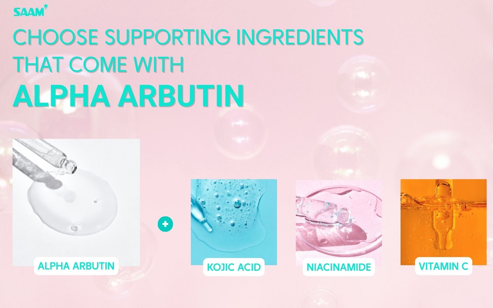 Choosing supporting ingredients with Alpha Arbutin (1)
