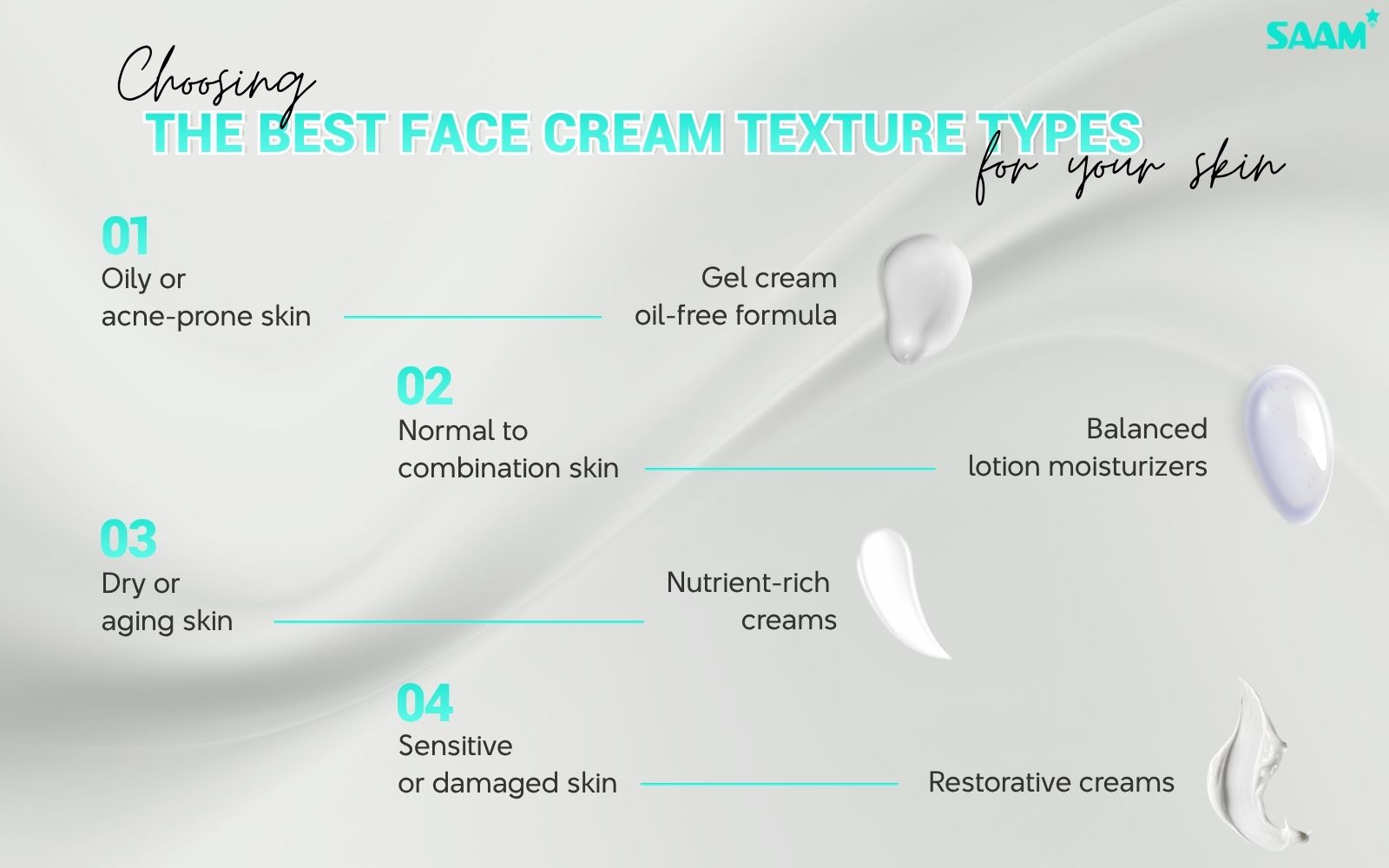 Choosing the best face cream types for your skin