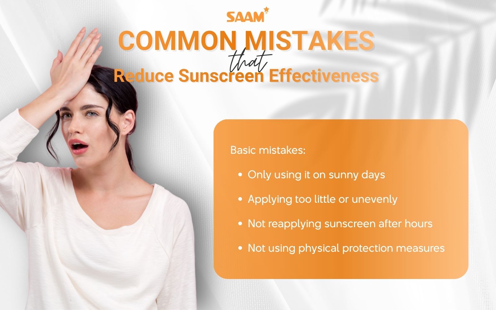 Common mistakes that reduce sunscreen effectiveness