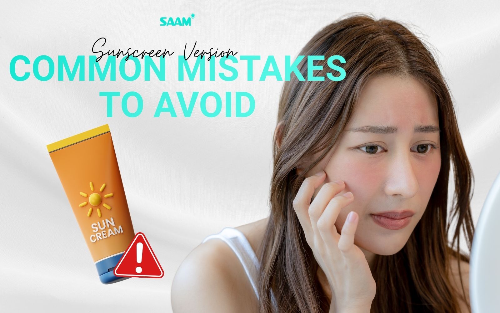 Common mistakes to avoid when using sunscreen