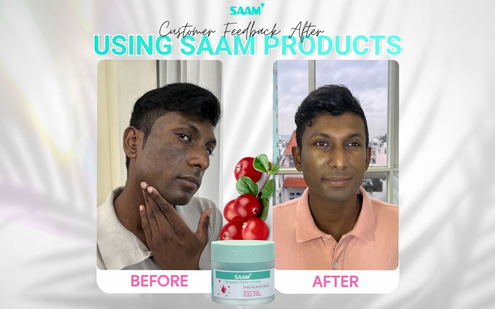 Customer feedback after using SAAM products