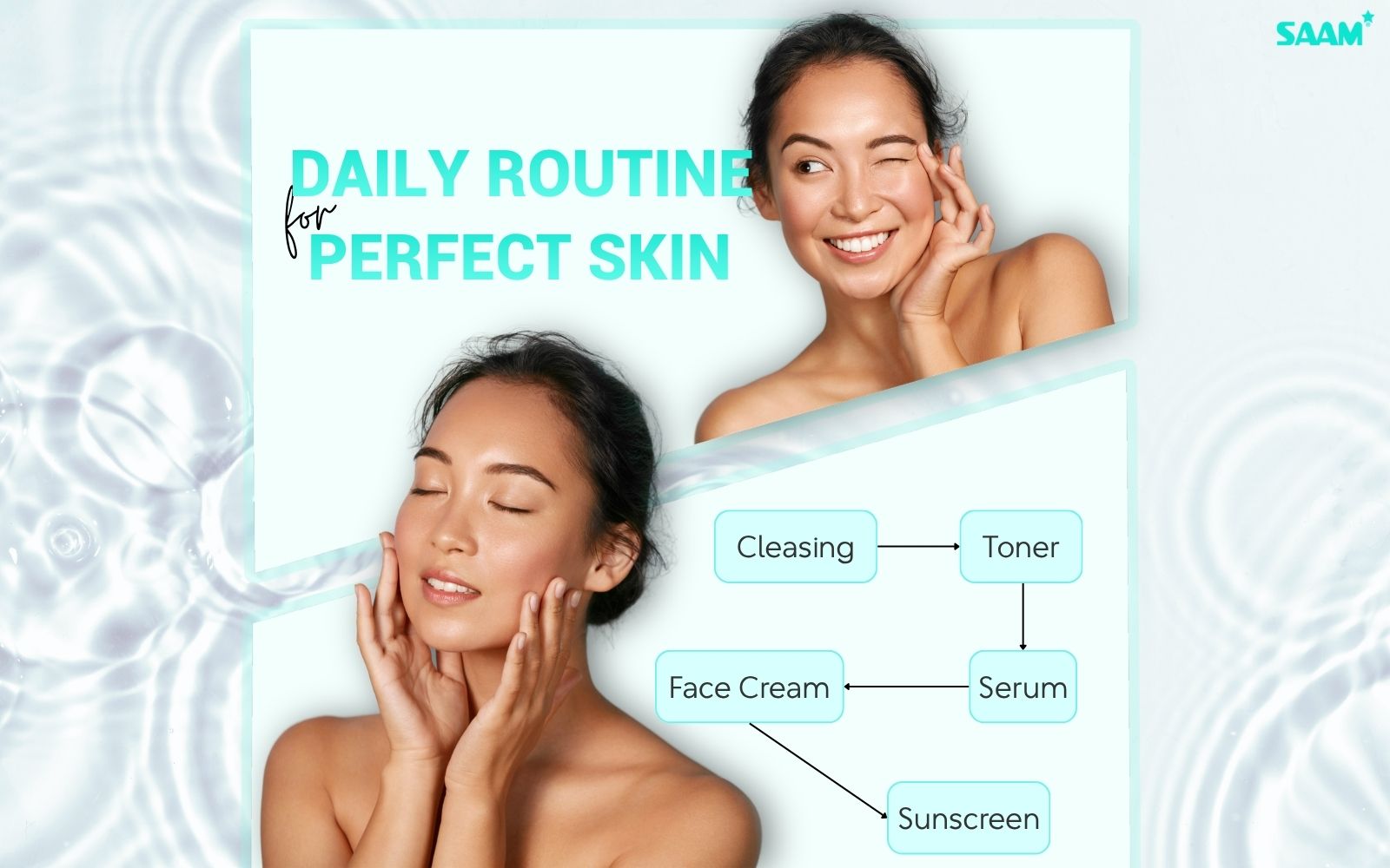 Daily routine to improve skin condition