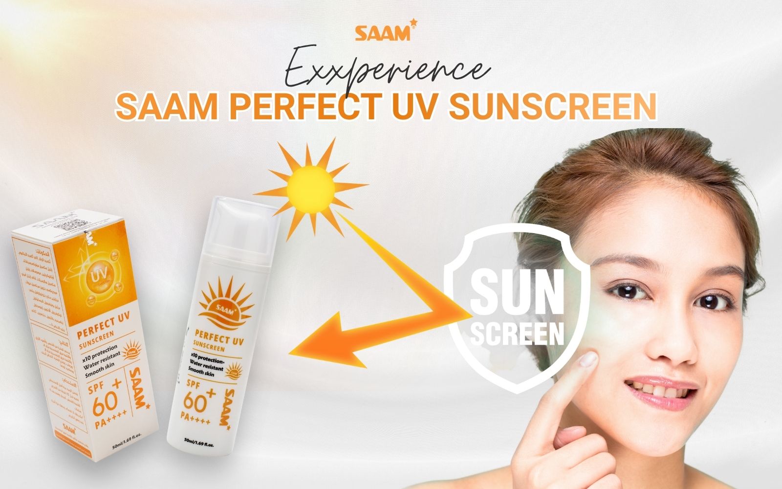 Experience SAAM Perfect UV Sunscreen