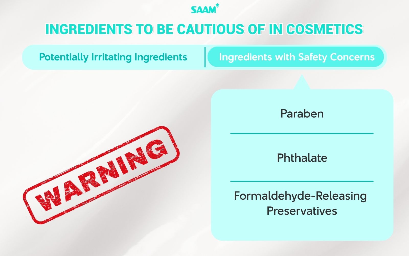 Ingredients with safety concerns in cosmetics (1)