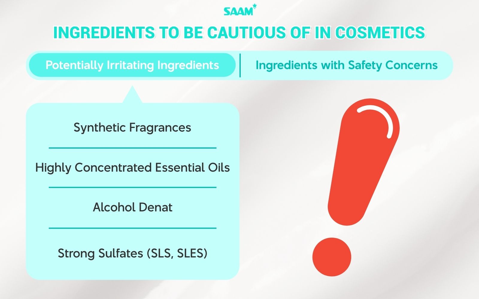 Potentially irritating ingredients in cosmetics (1)