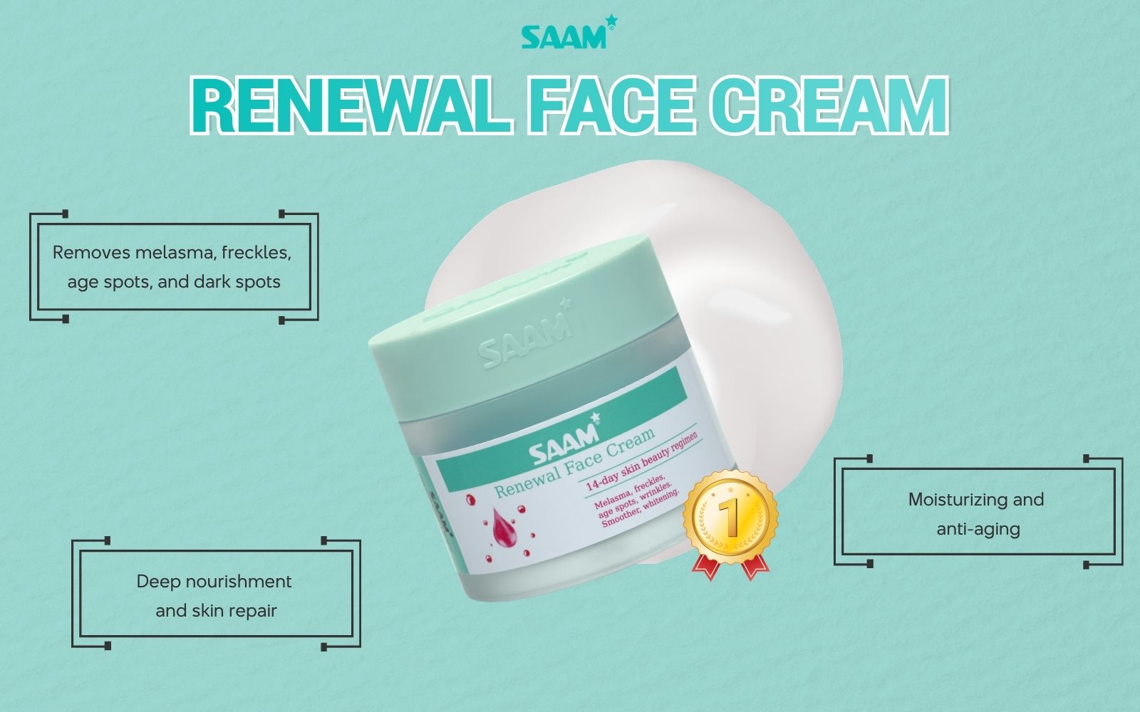 SAAM Renewal Face Cream is top 1 in 3 best SAAM skincare (1)