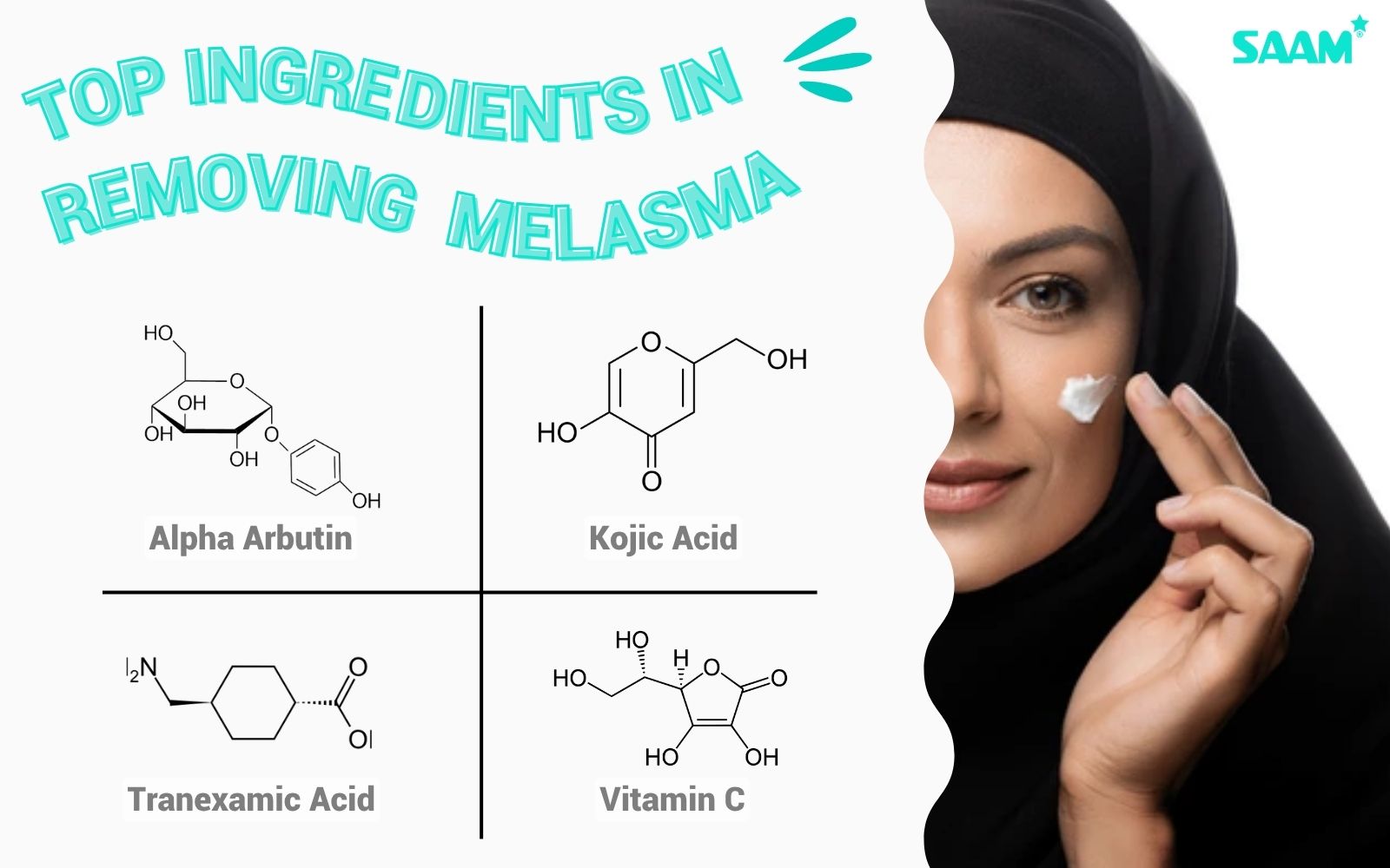 Top 4 ingredients for removing facial spots