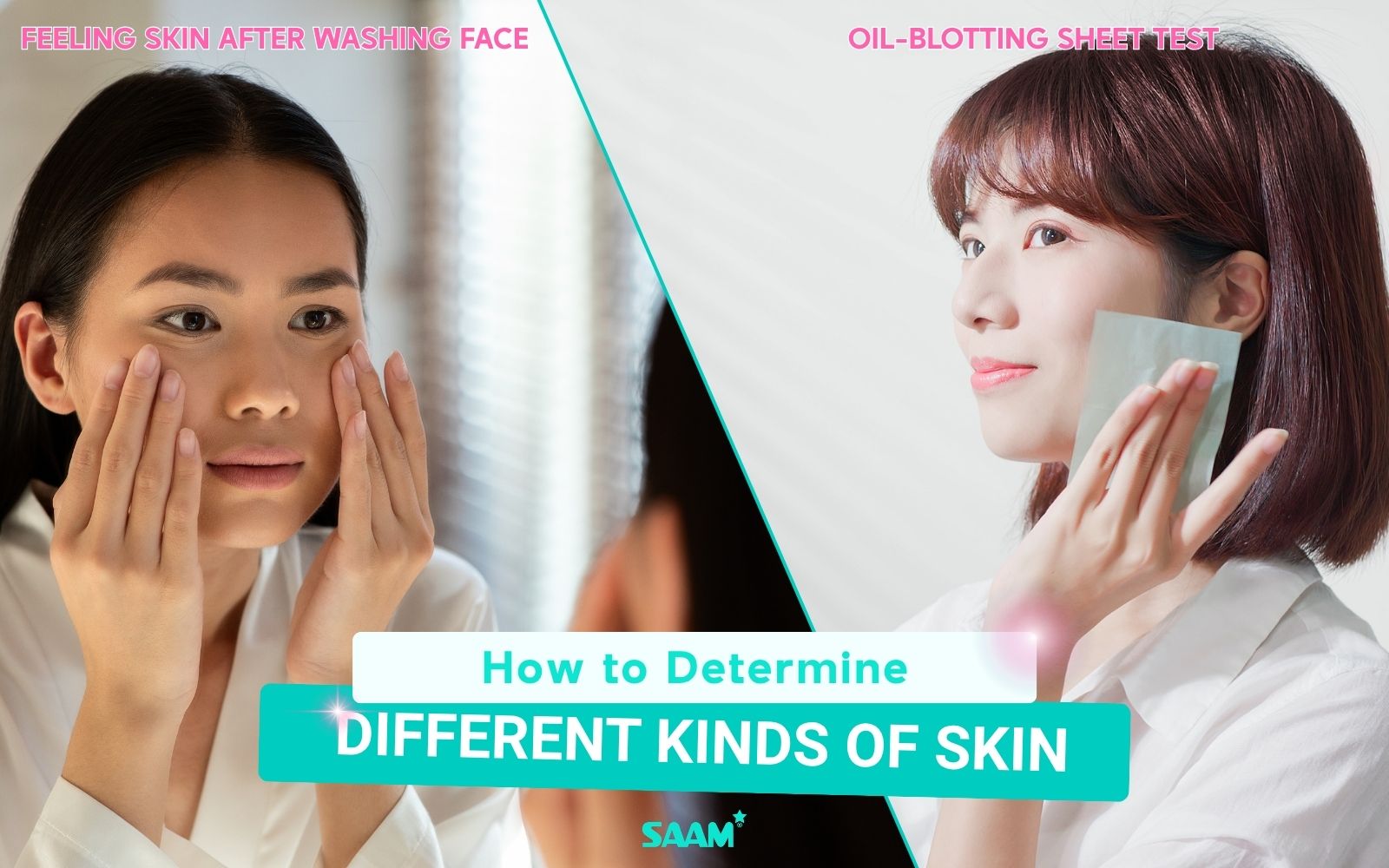 Two methods to determine different kinds of skin